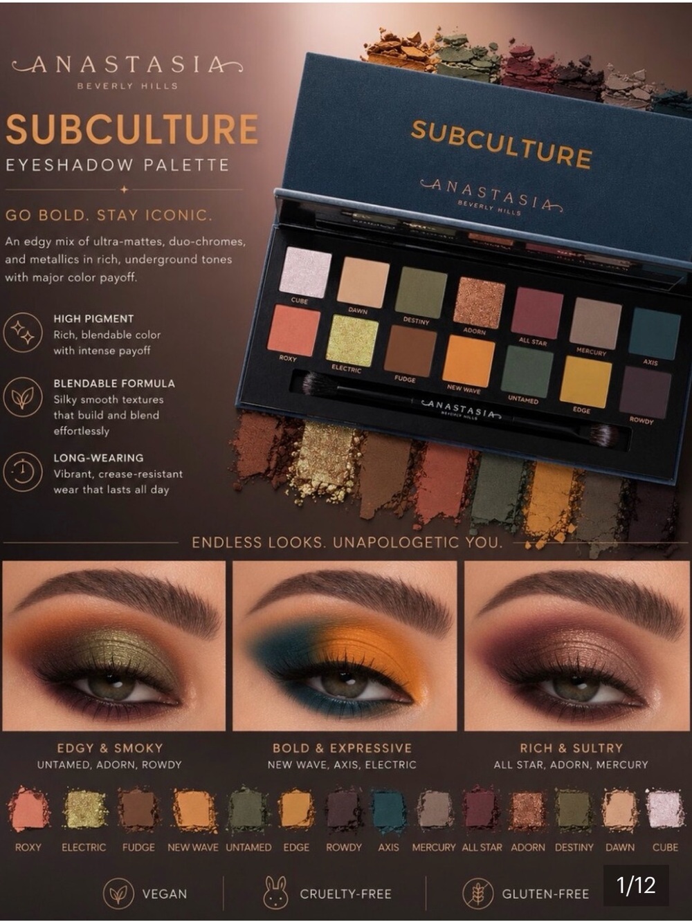 Anastasia Beverly Hills Subculture Eyeshadow Palette